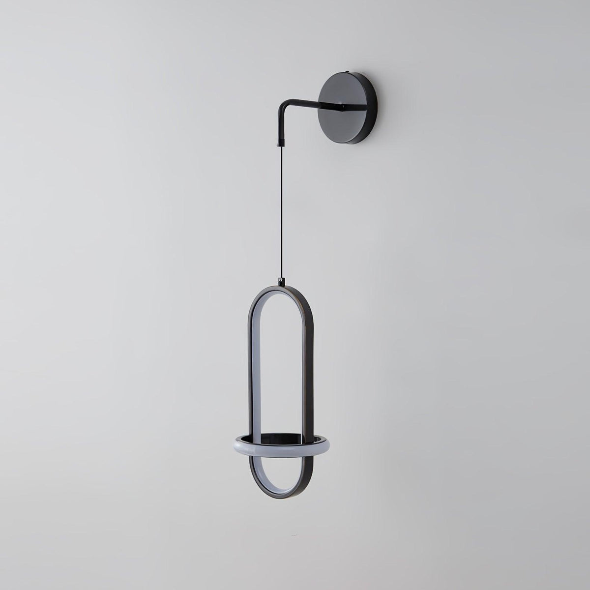Vivianne Modern Minimalist Oval Brass Wall Light