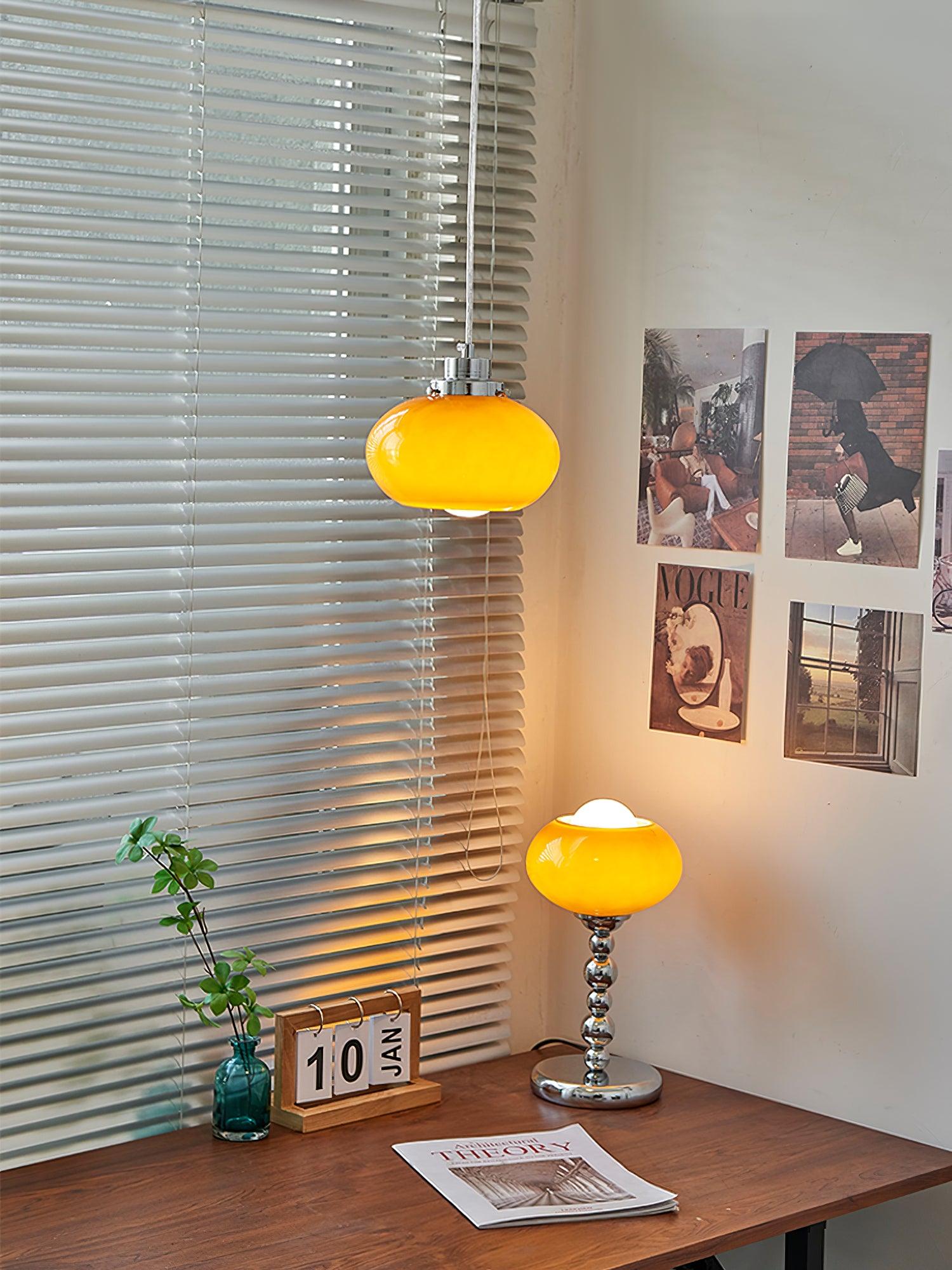 Tavira Glass Retro Pendant Light