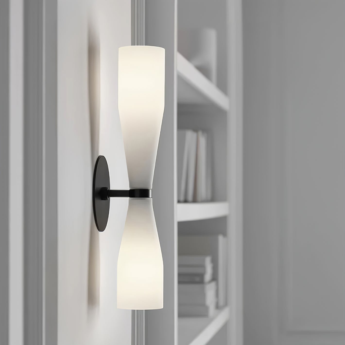 Torch Modern Glass Wall Light
