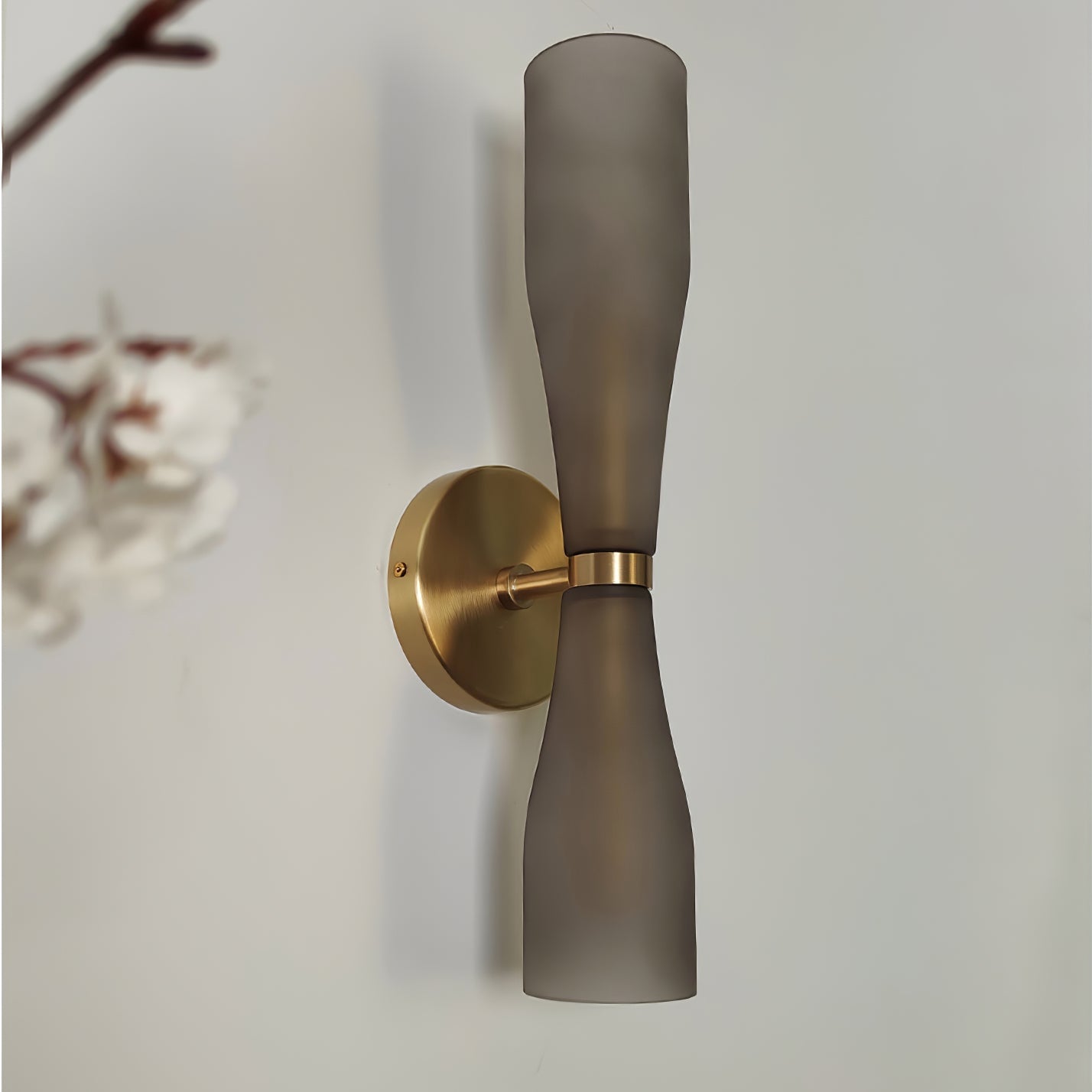 Torch Modern Glass Wall Light