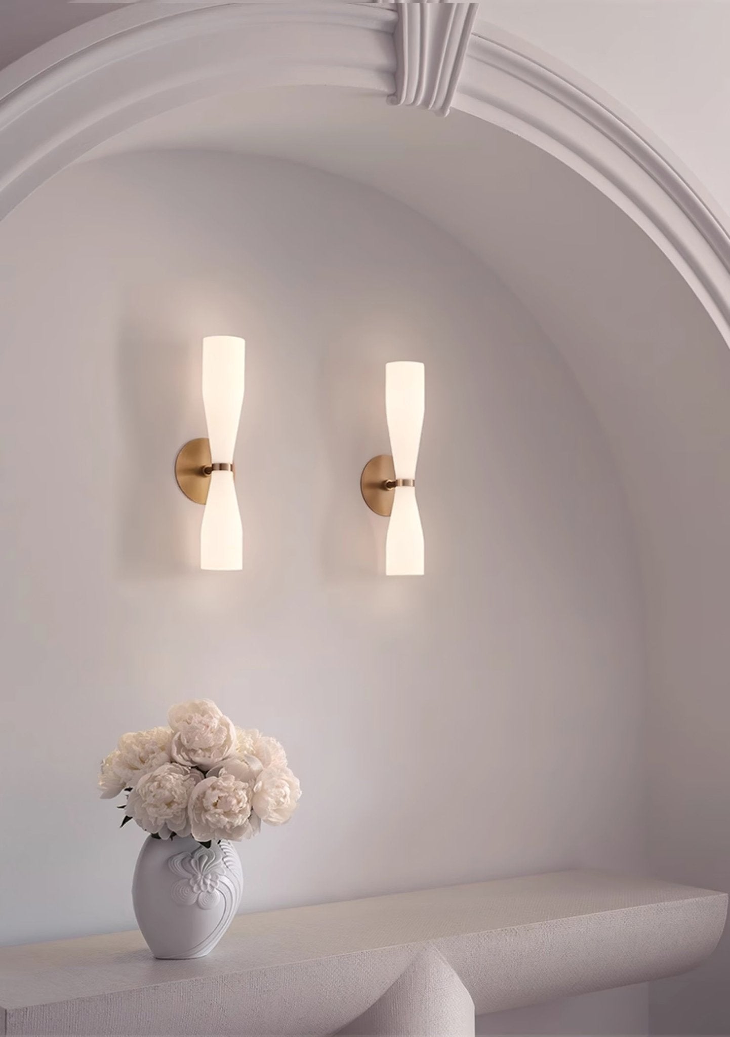 Torch Modern Glass Wall Light