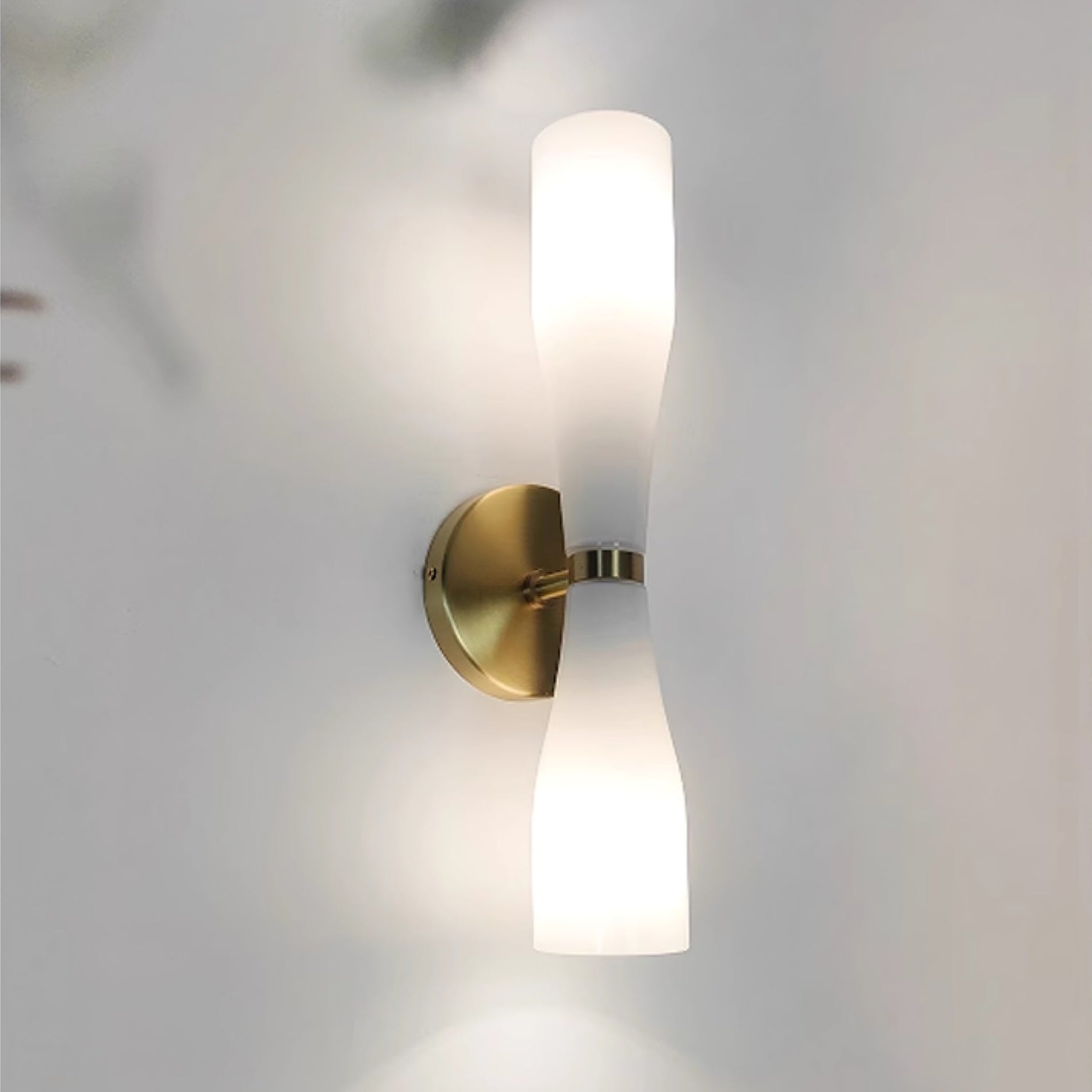 Torch Modern Glass Wall Light