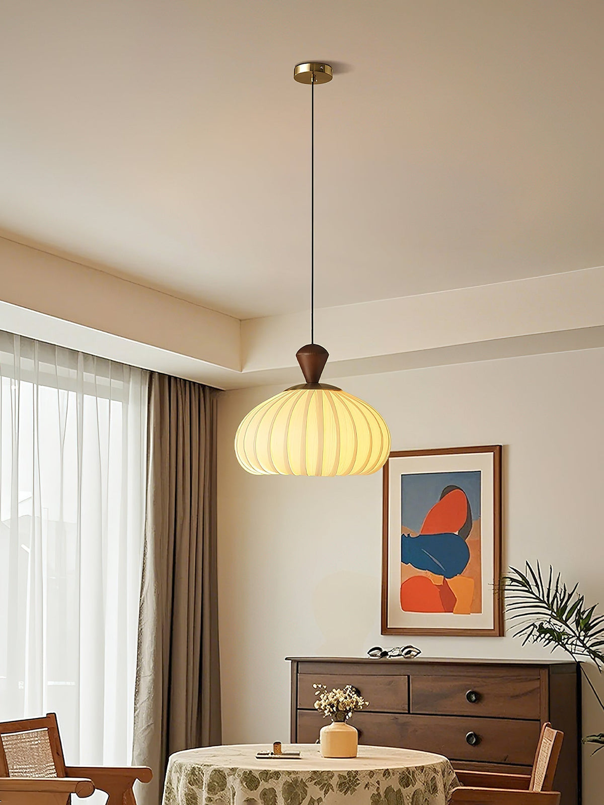 Evaryn Pleated Pendant Light