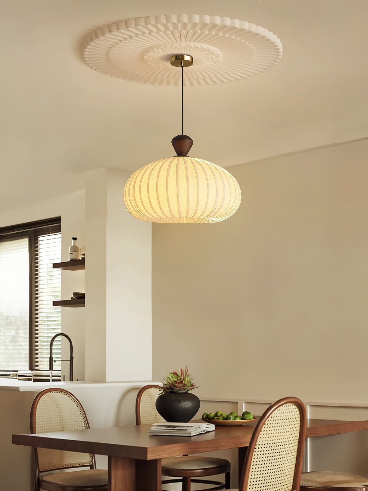 Evaryn Pleated Pendant Light