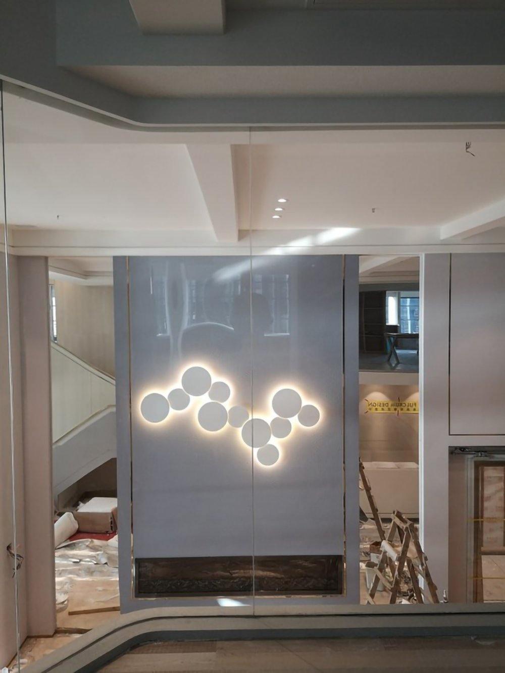 Arelis Geometric Disc Wall Lamp