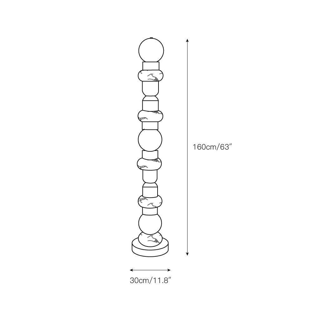 Spire Pagoda Floor Lamp