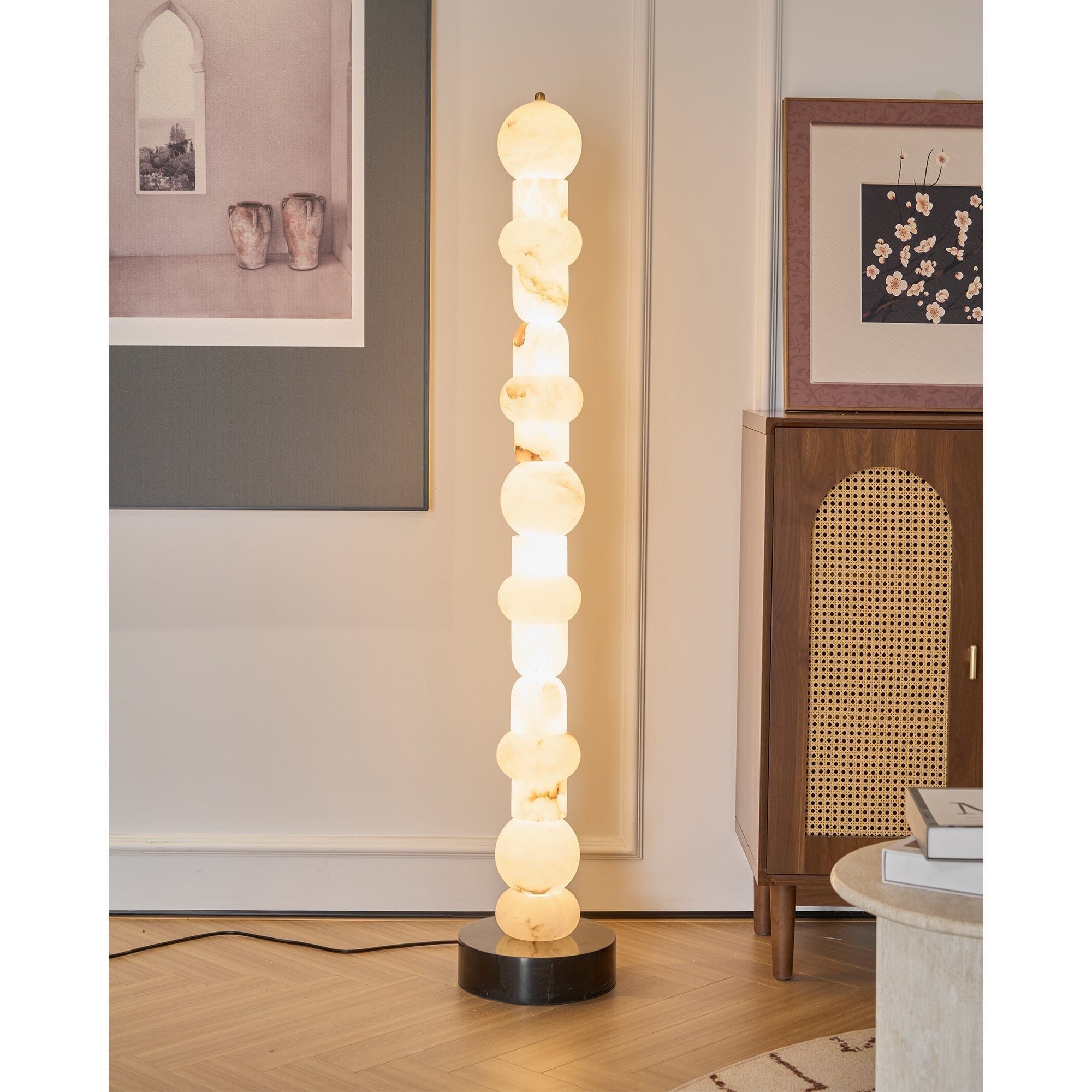 Nostix Alabaster Floor Lamp