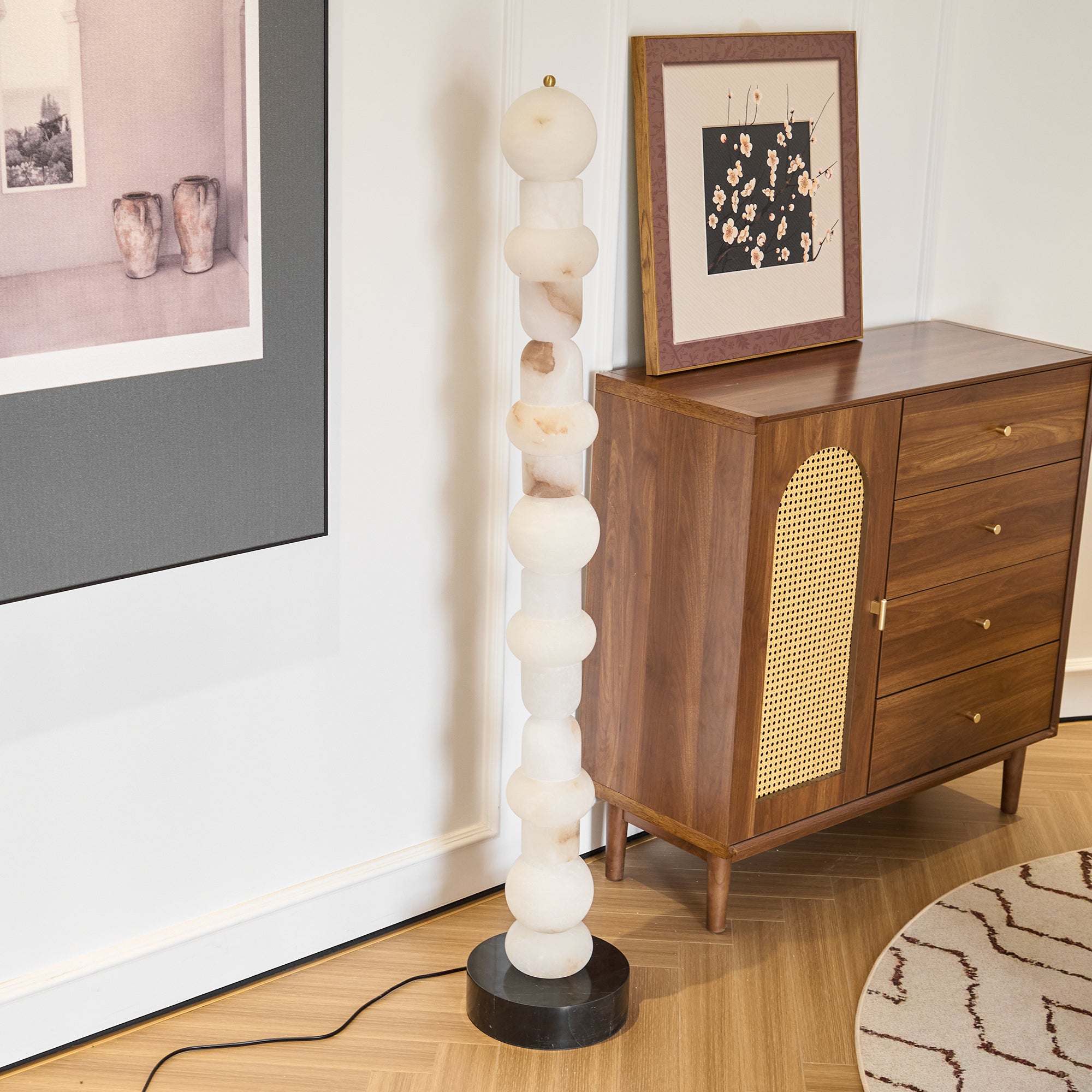 Nostix Alabaster Floor Lamp