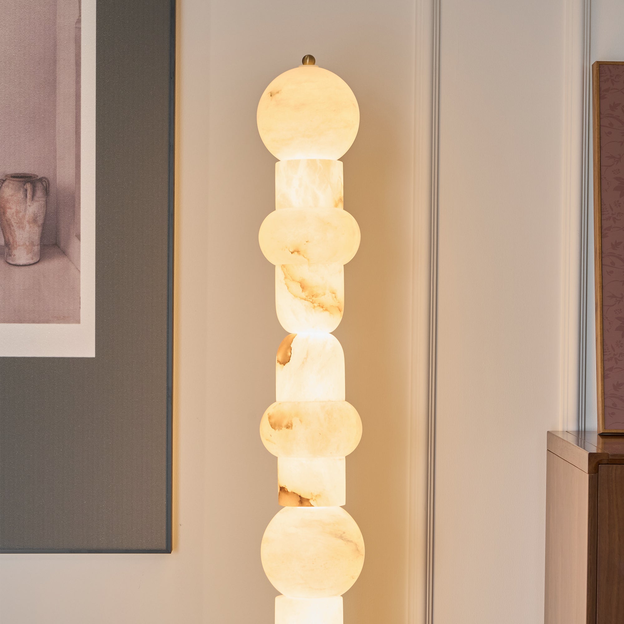 Nostix Alabaster Floor Lamp