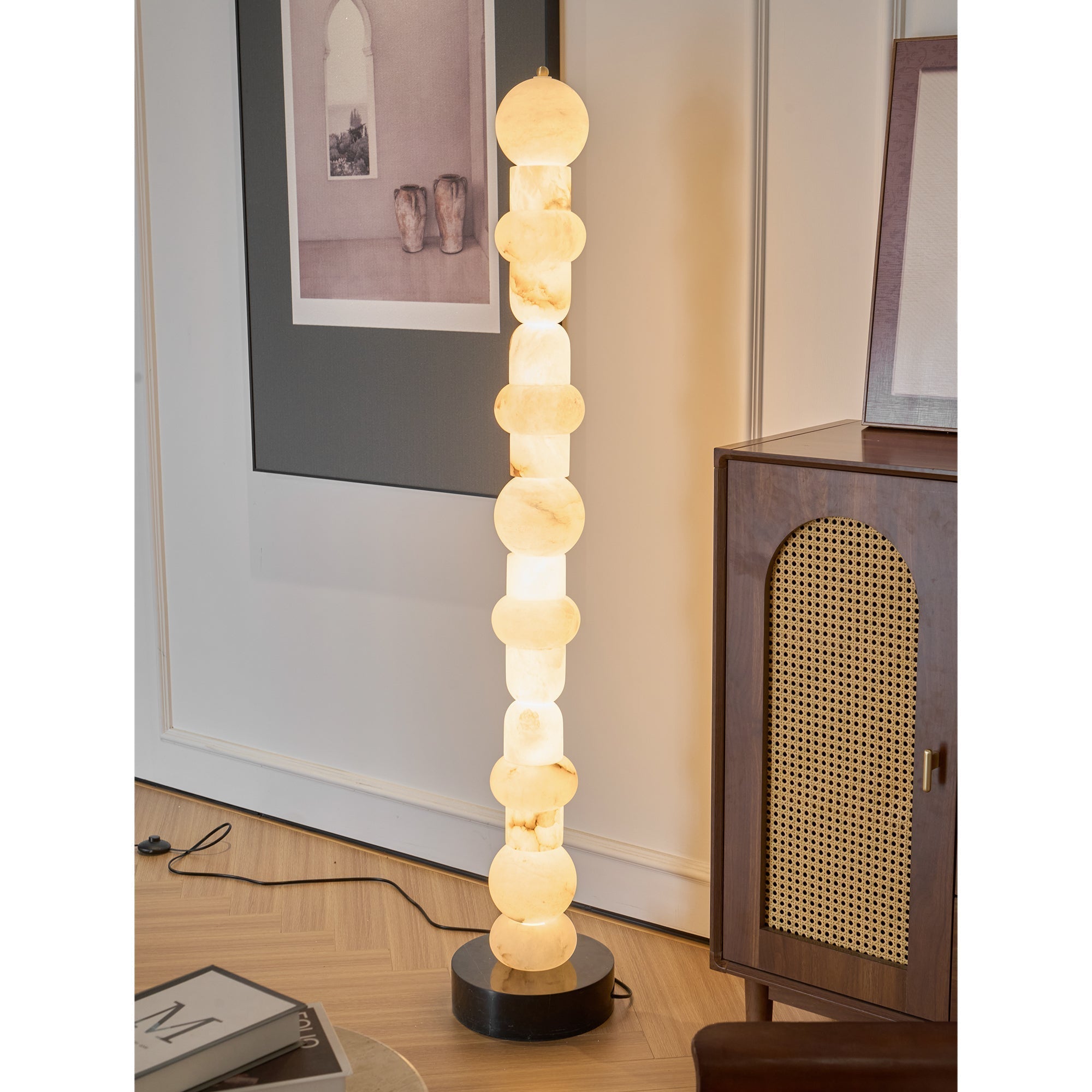 Nostix Alabaster Floor Lamp
