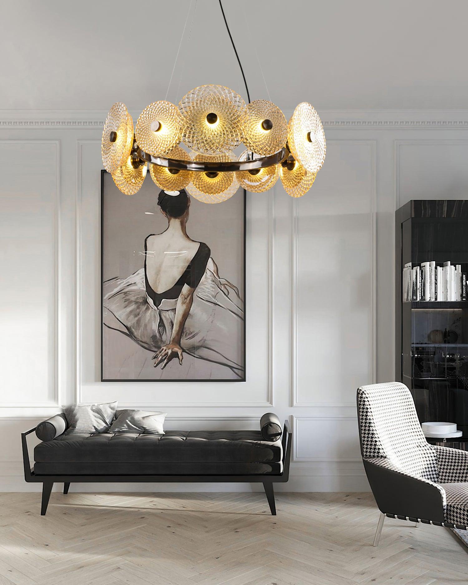 Zeveleth Postmodern Luxury Art Crystal Chandelier