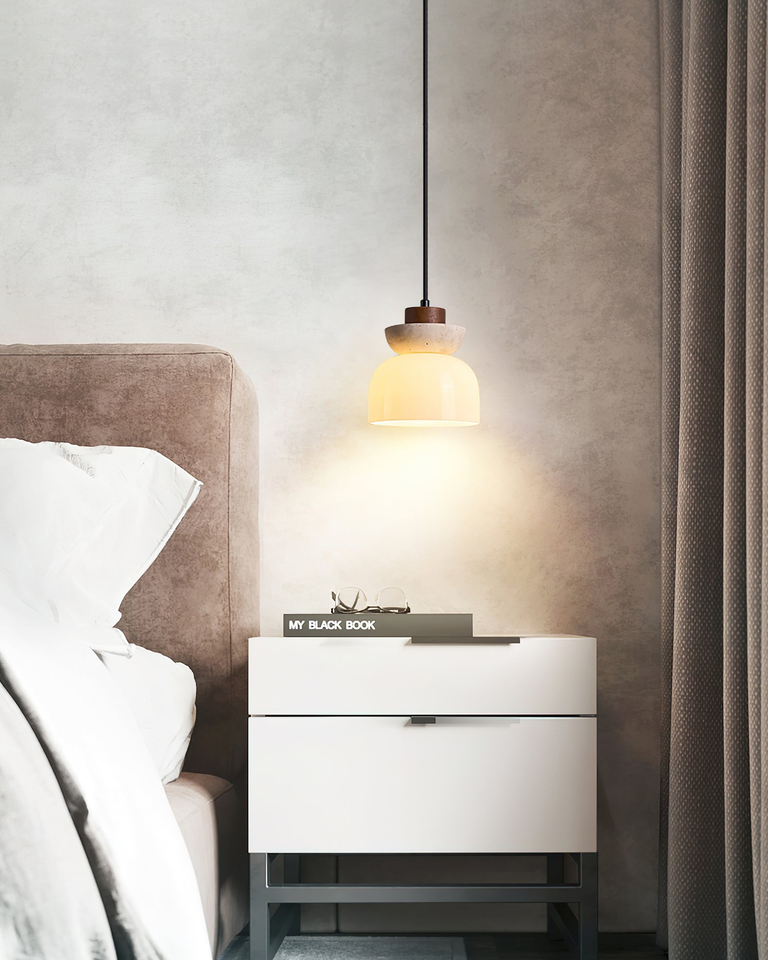Ritta Layered Dome Pendant Lamp - Neutral Decor