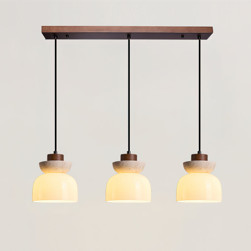 Ritta Layered Dome Pendant Lamp - Neutral Decor