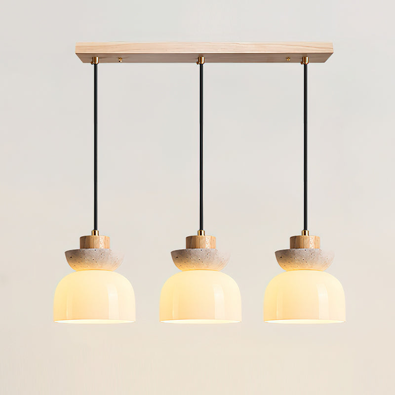 Ritta Layered Dome Pendant Lamp - Neutral Decor