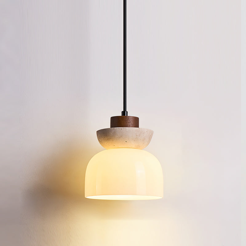 Ritta Layered Dome Pendant Lamp - Neutral Decor