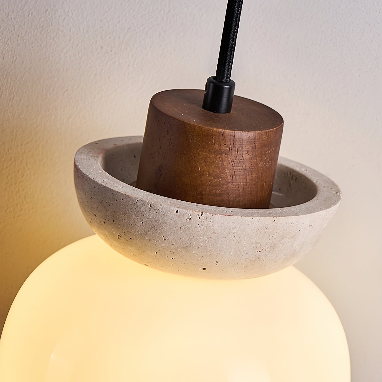 Ritta Layered Dome Pendant Lamp - Neutral Decor