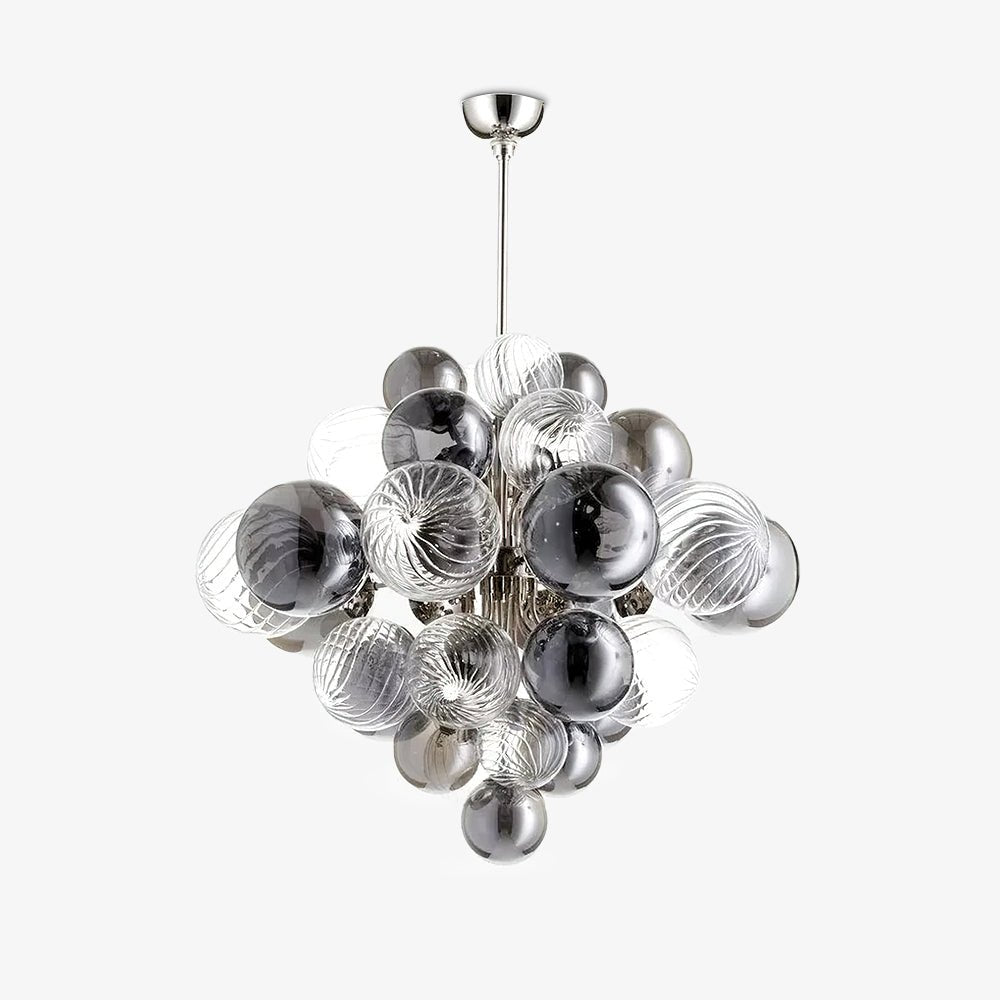 Eirorira Chandelier Pallocino Chrome Glass Ball