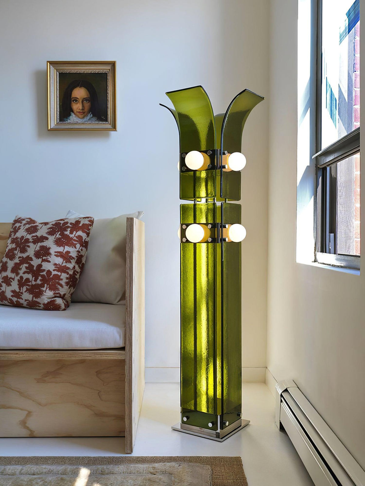 Niranaine Art Deco Acrylic Floor Lamp