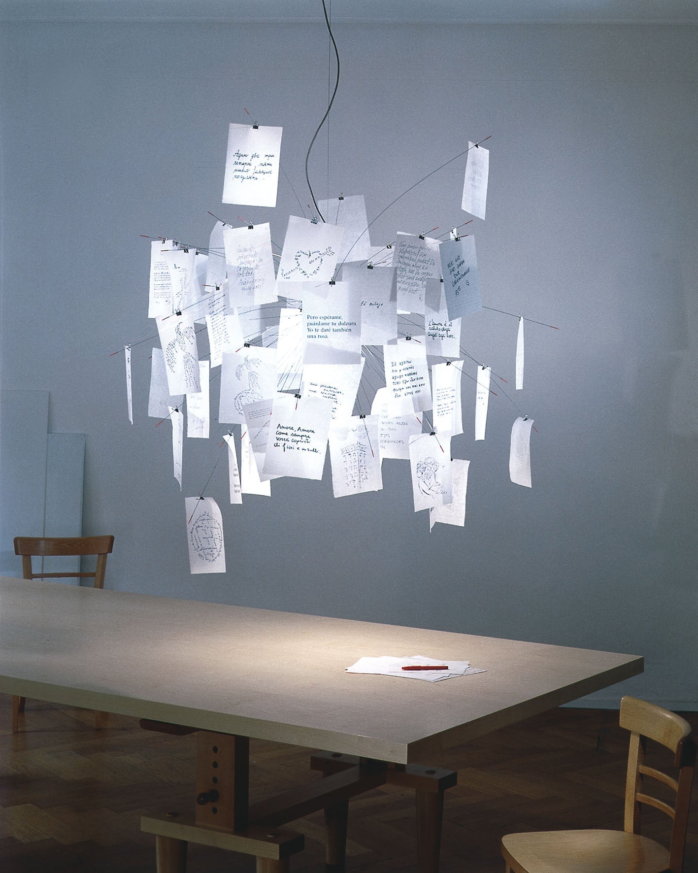 Lunerira Chandelier Paper Customizable Creative