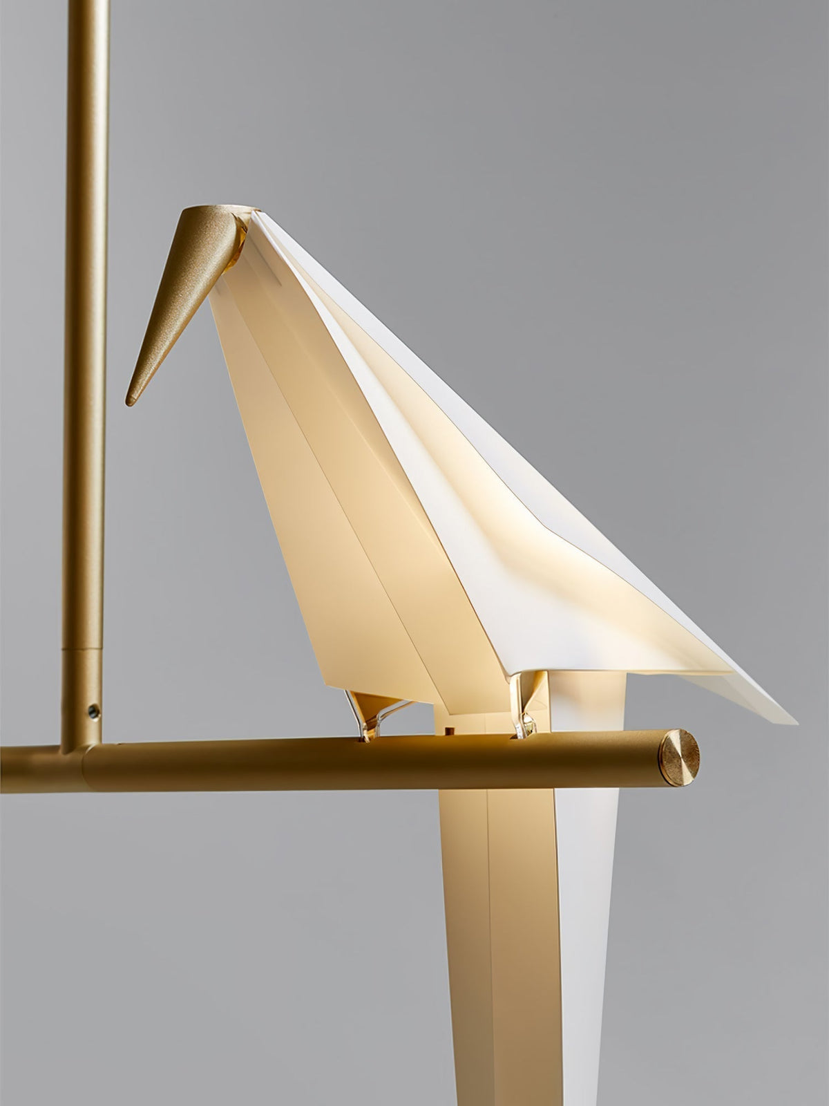 Lunuian Chandelier Paper Crane Bird Sculptural LED