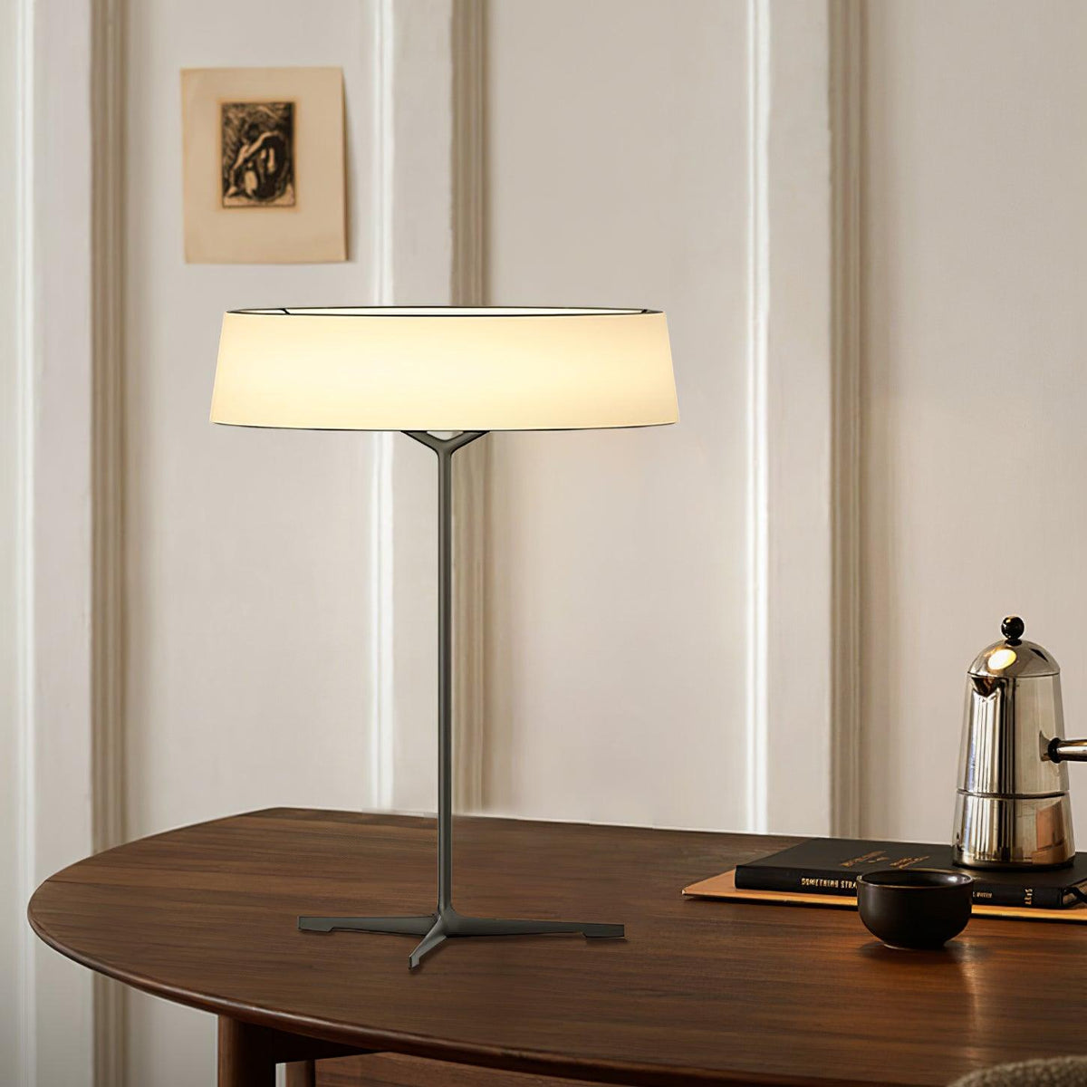 Linivira Fabric Scandinavian Table Lamp