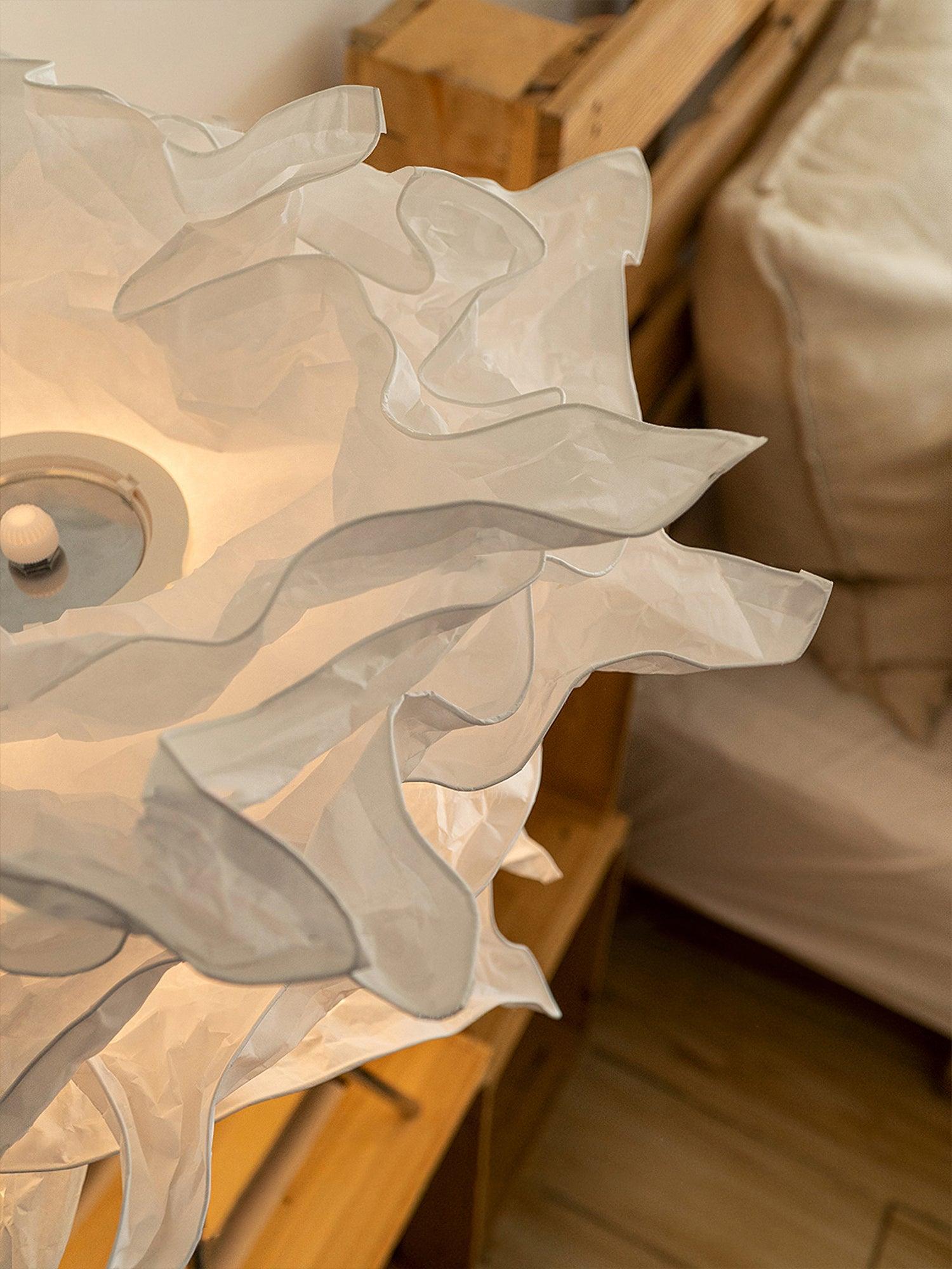 peony Modern Paper Table Lamp - Neutral Decor