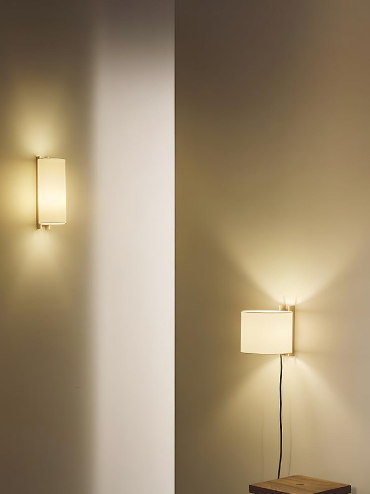 Mirarenne Minimalist Fabric Wall Light