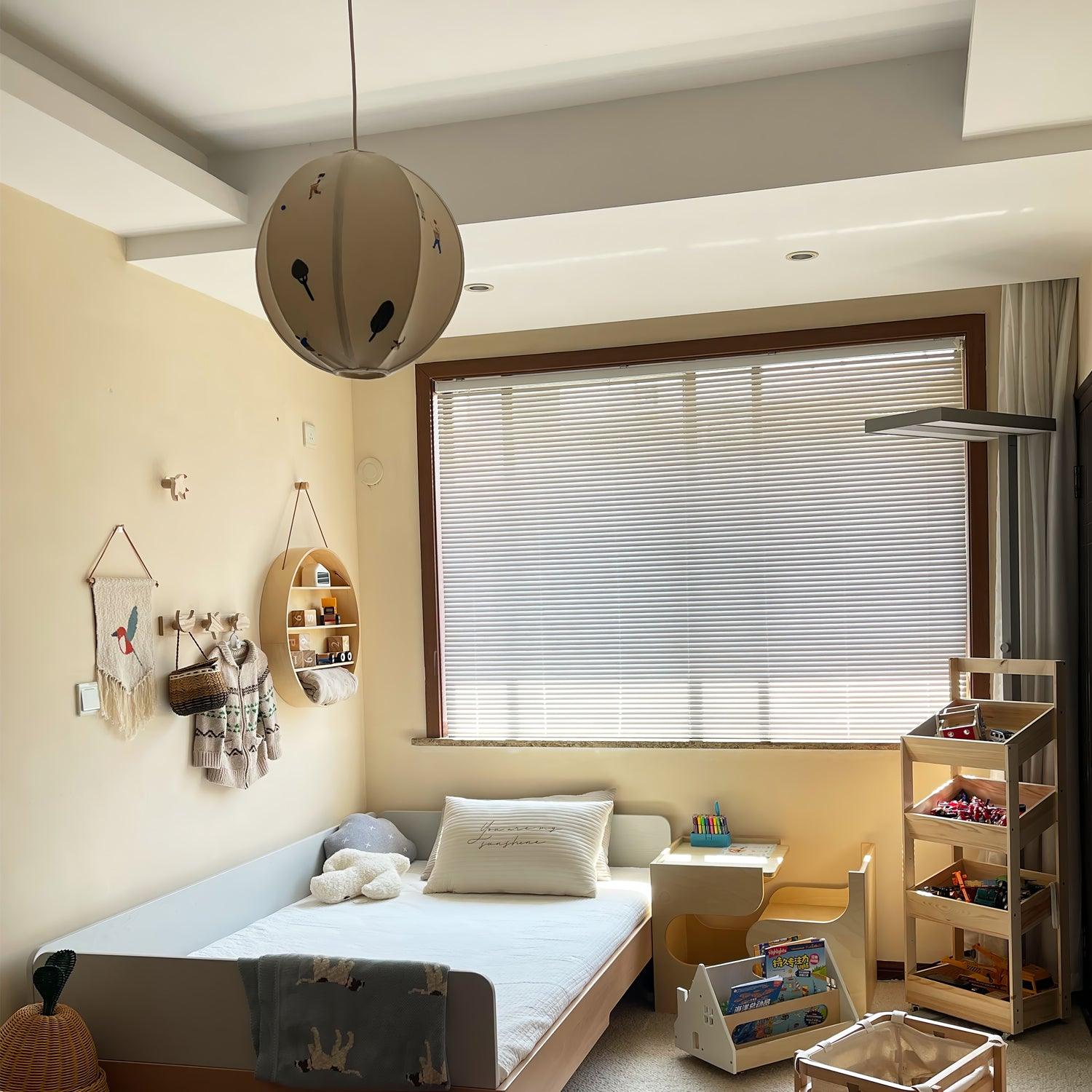 Wacell Art Textile Swag Fabric Pendant Lamp