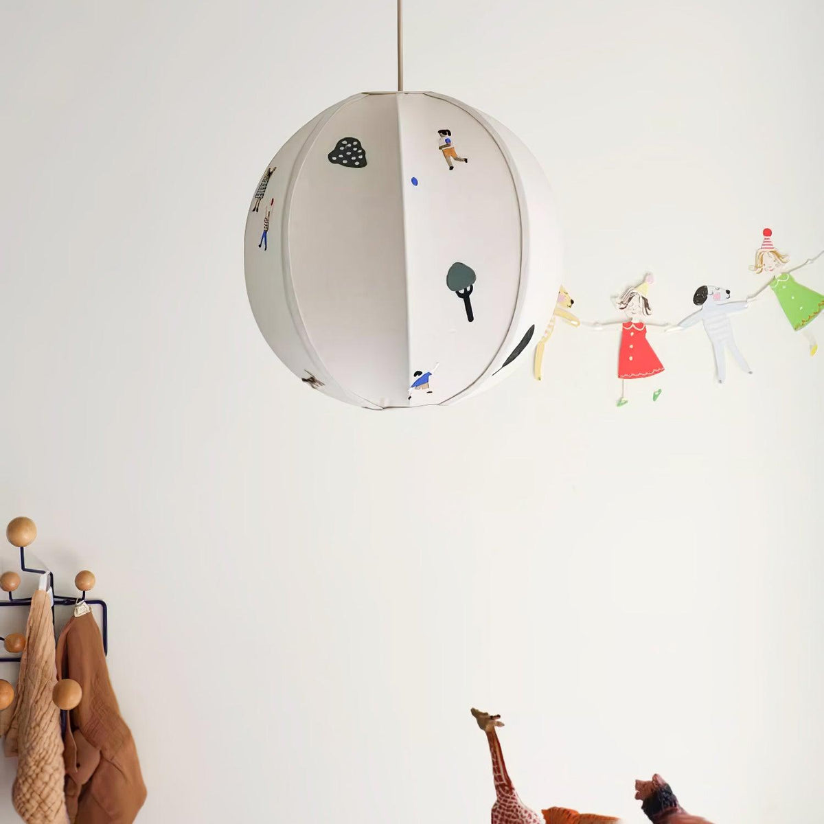 Wacell Art Textile Swag Fabric Pendant Lamp