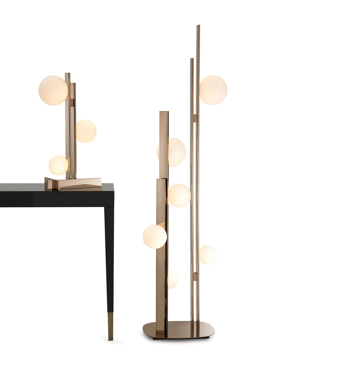 Raven Stainless steel Floor Lamp