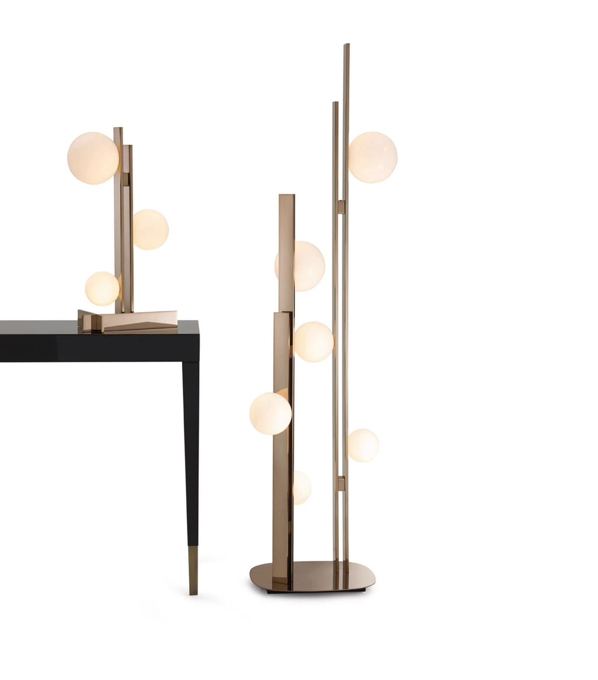 Luma Contemporary Glass Table Lamp