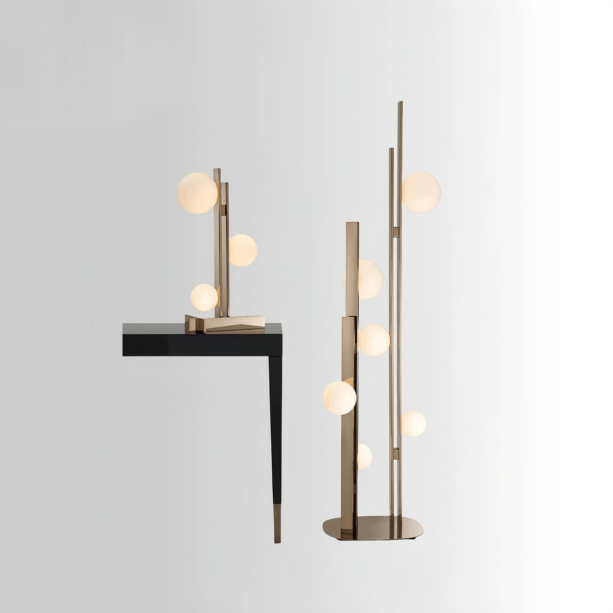 Luma Contemporary Glass Table Lamp