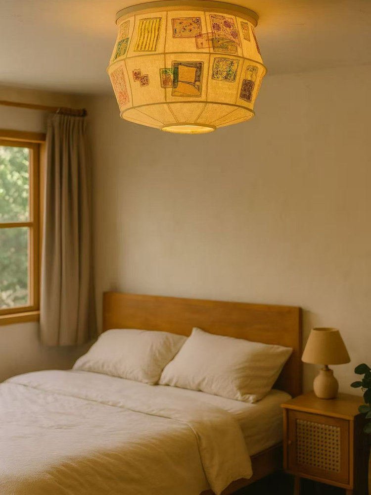 Eulalie Patchwork Quilt Ceiling Light