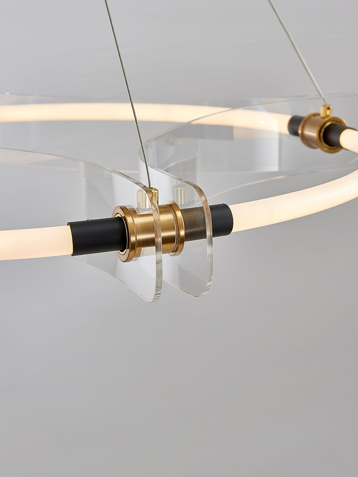 Casanine Chandelier Acrylic Gold Dining