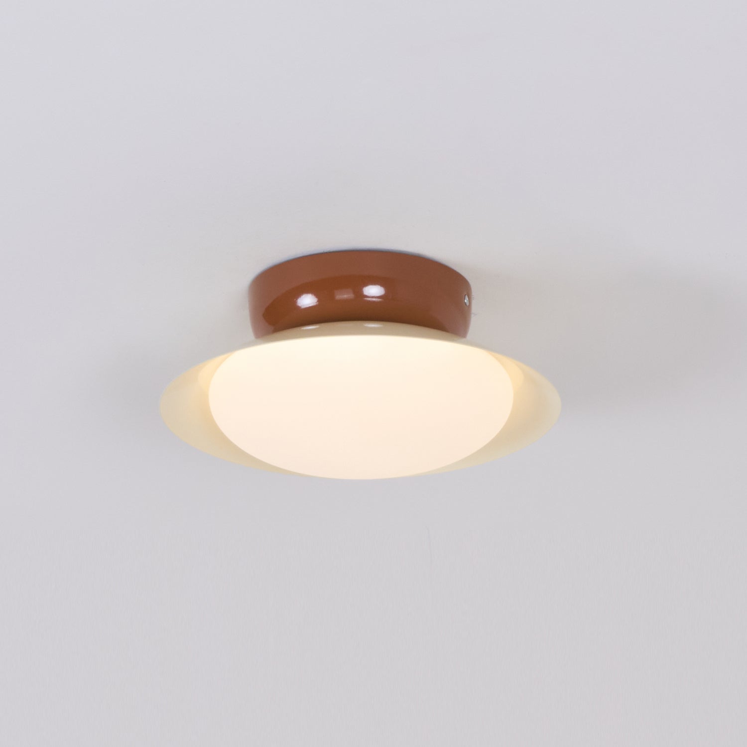 Aira Vintage Bowl-shaped LED Ceiling Light - Neutral Decor