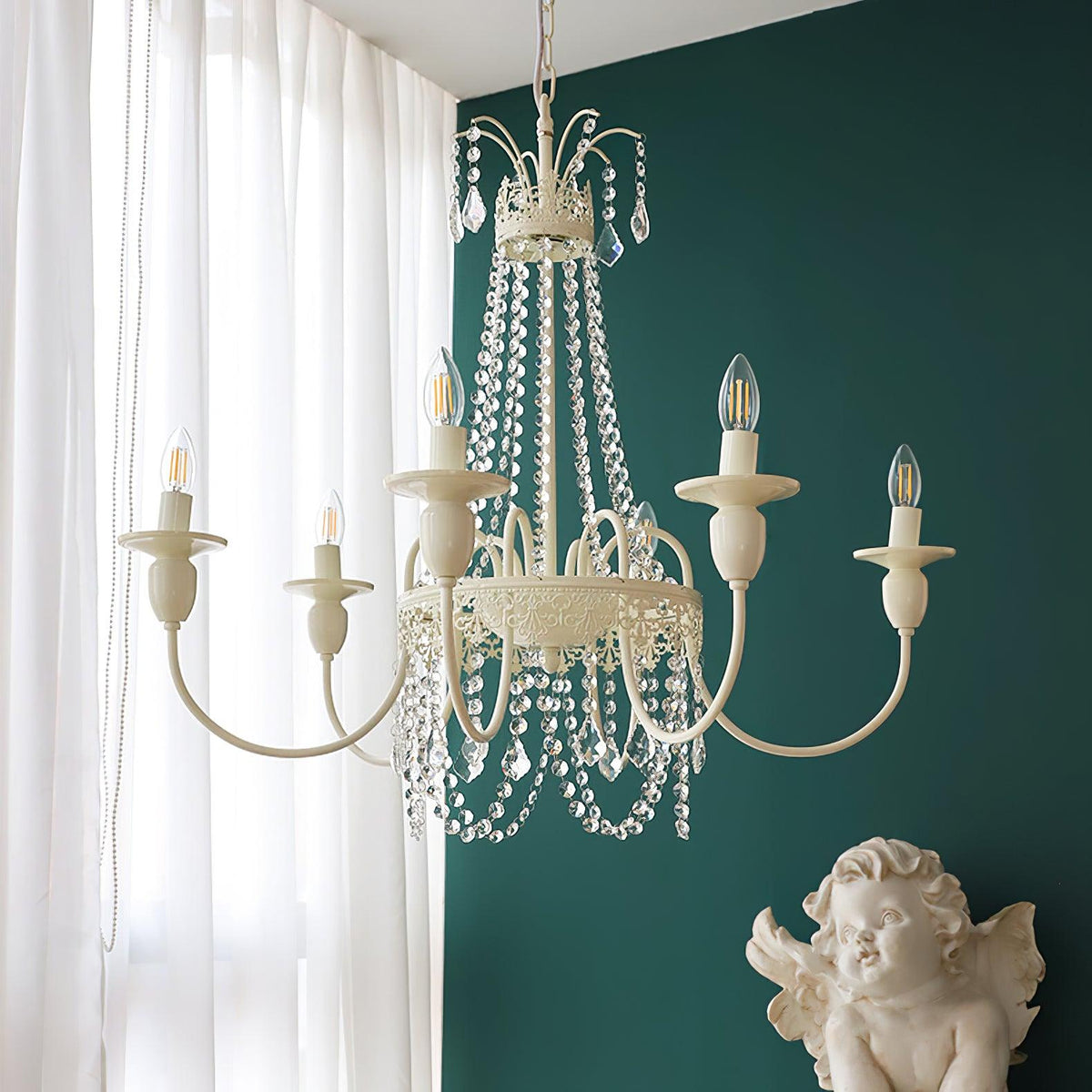 Elyalaria Chandelier Crystal Tassels