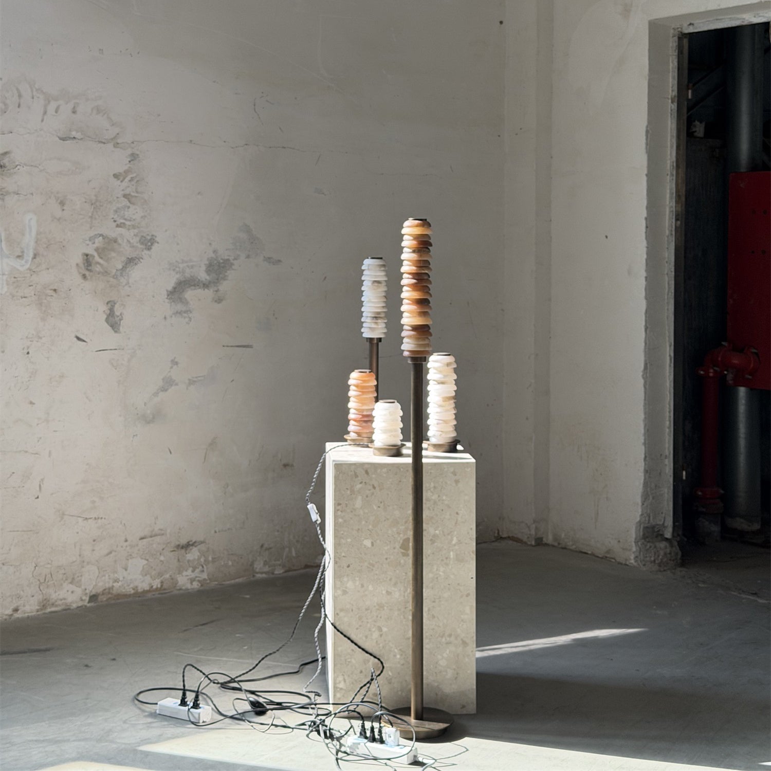 Eiroiella Alabaster Floor Lamp