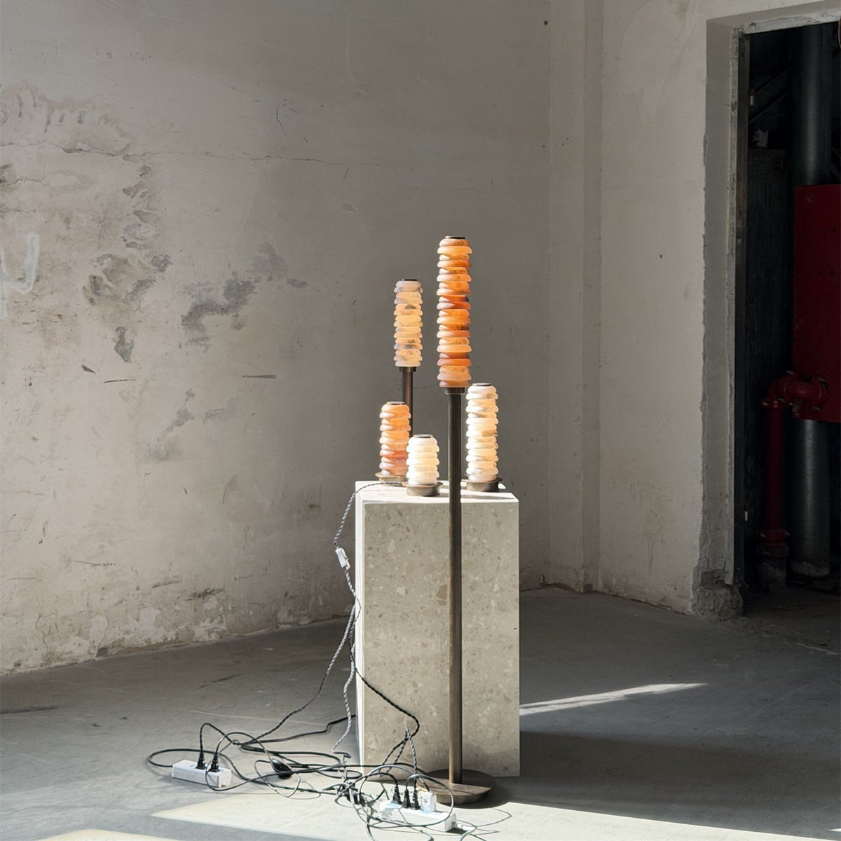 Eiroiella Alabaster Floor Lamp