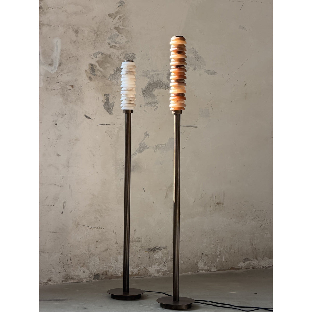 Eiroiella Alabaster Floor Lamp