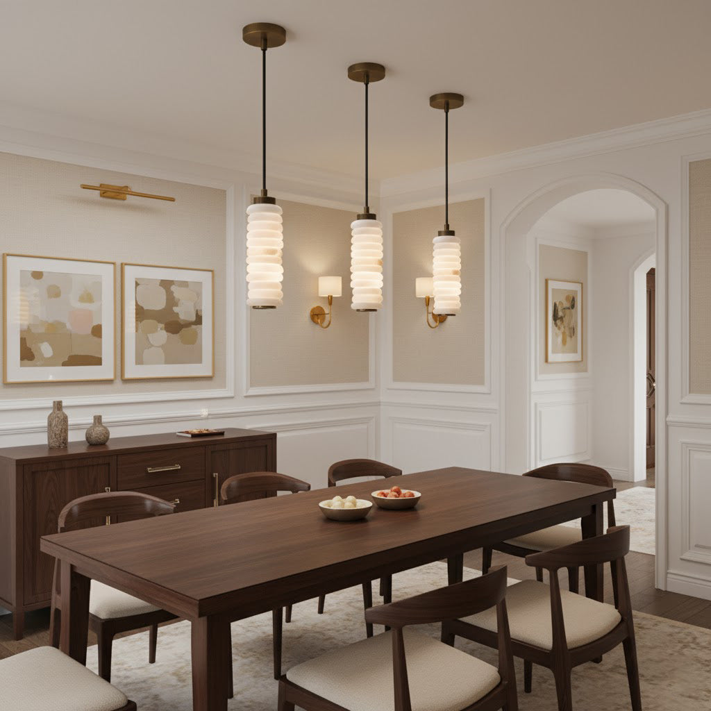 Eirisiella Alabaster Pendant Lamp