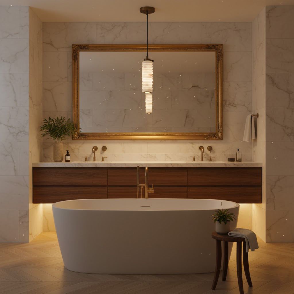 Eirisiella Alabaster Pendant Lamp