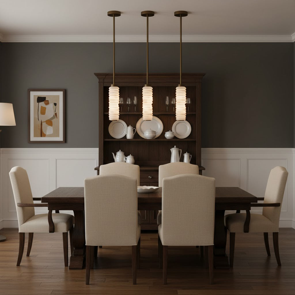 Eirisiella Alabaster Pendant Lamp