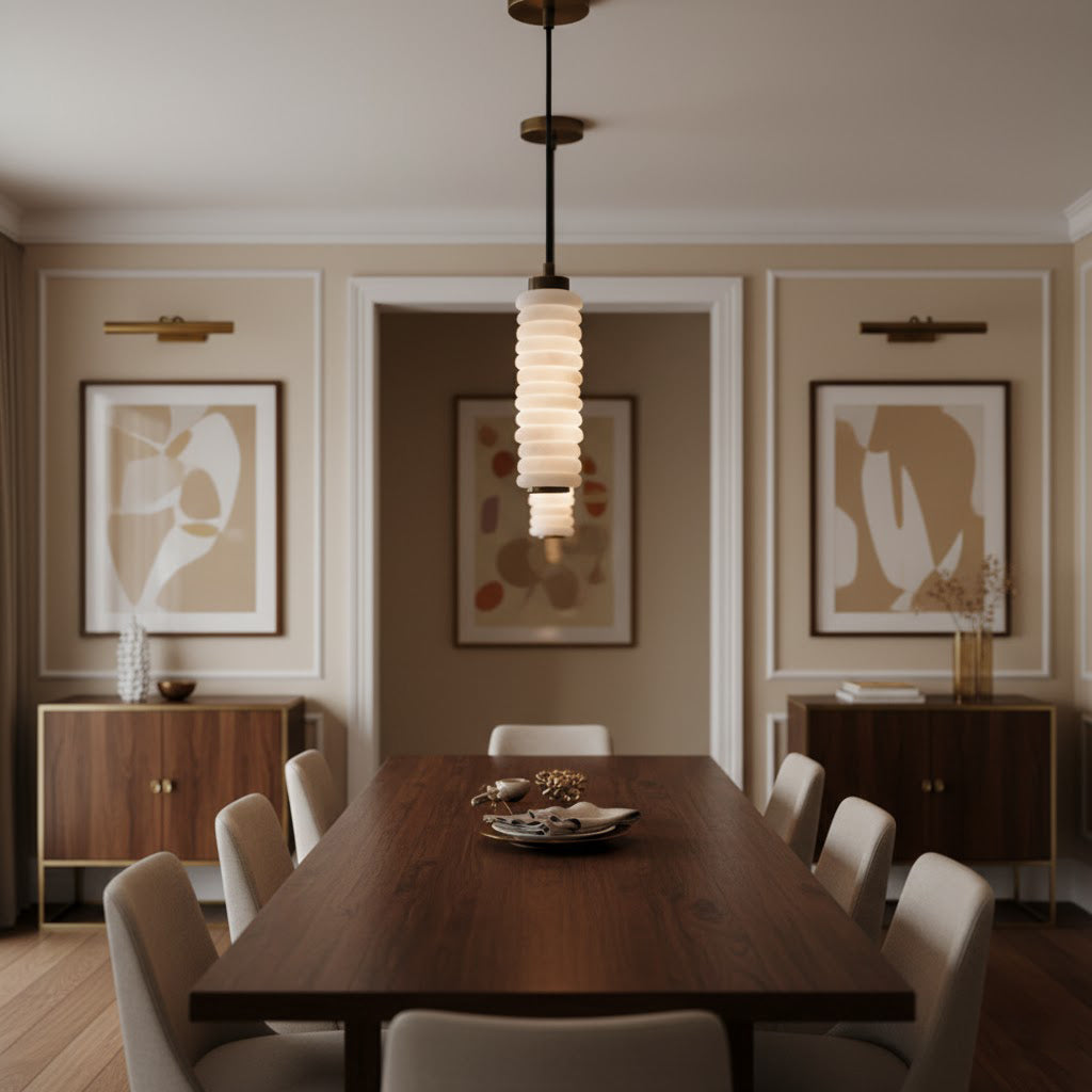 Eirisiella Alabaster Pendant Lamp