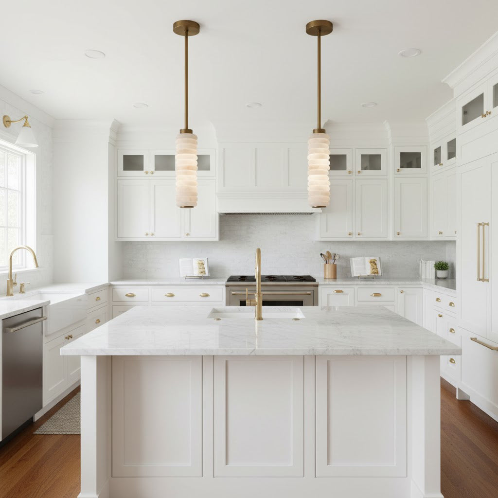 Eirisiella Alabaster Pendant Lamp