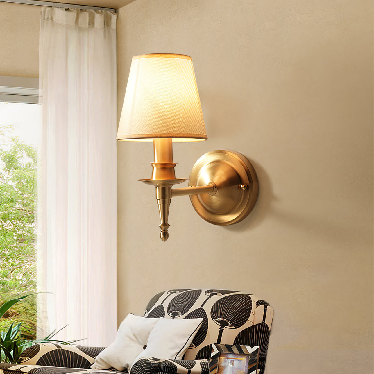 Ilthean Vintage Industrial Wall Lamp - Neutral Decor