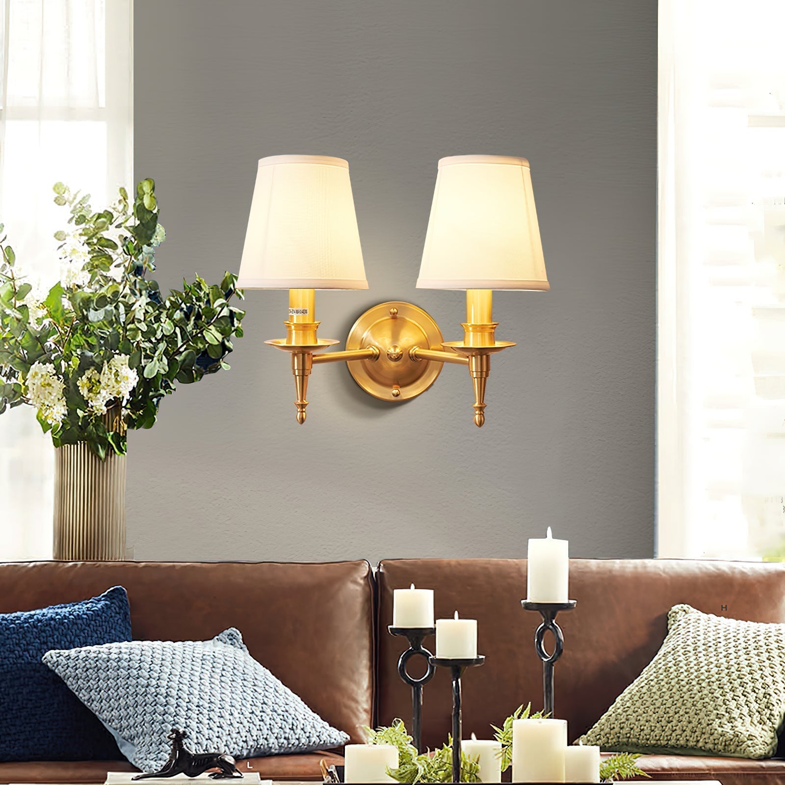 Ilthean Vintage Industrial Wall Lamp - Neutral Decor