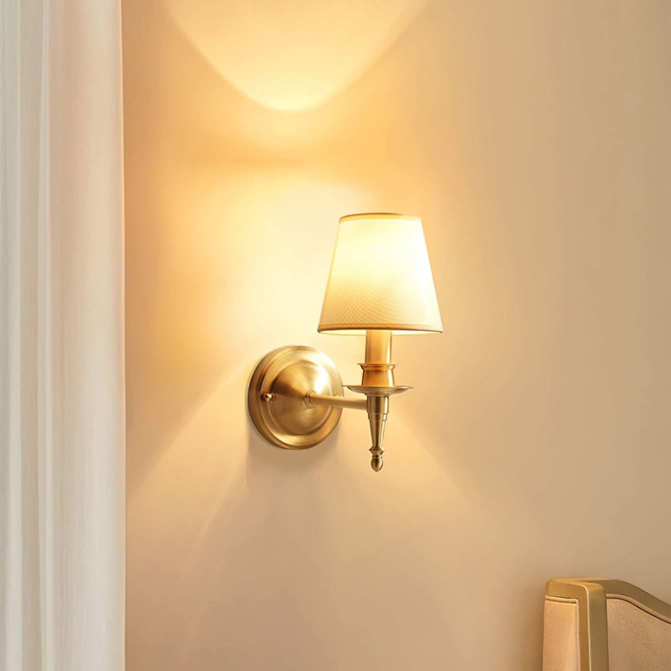 Ilthean Vintage Industrial Wall Lamp - Neutral Decor