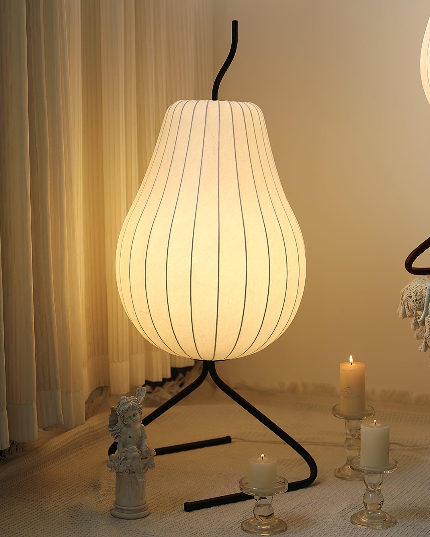 Calerielle Minimalist Pear Floor Lamp