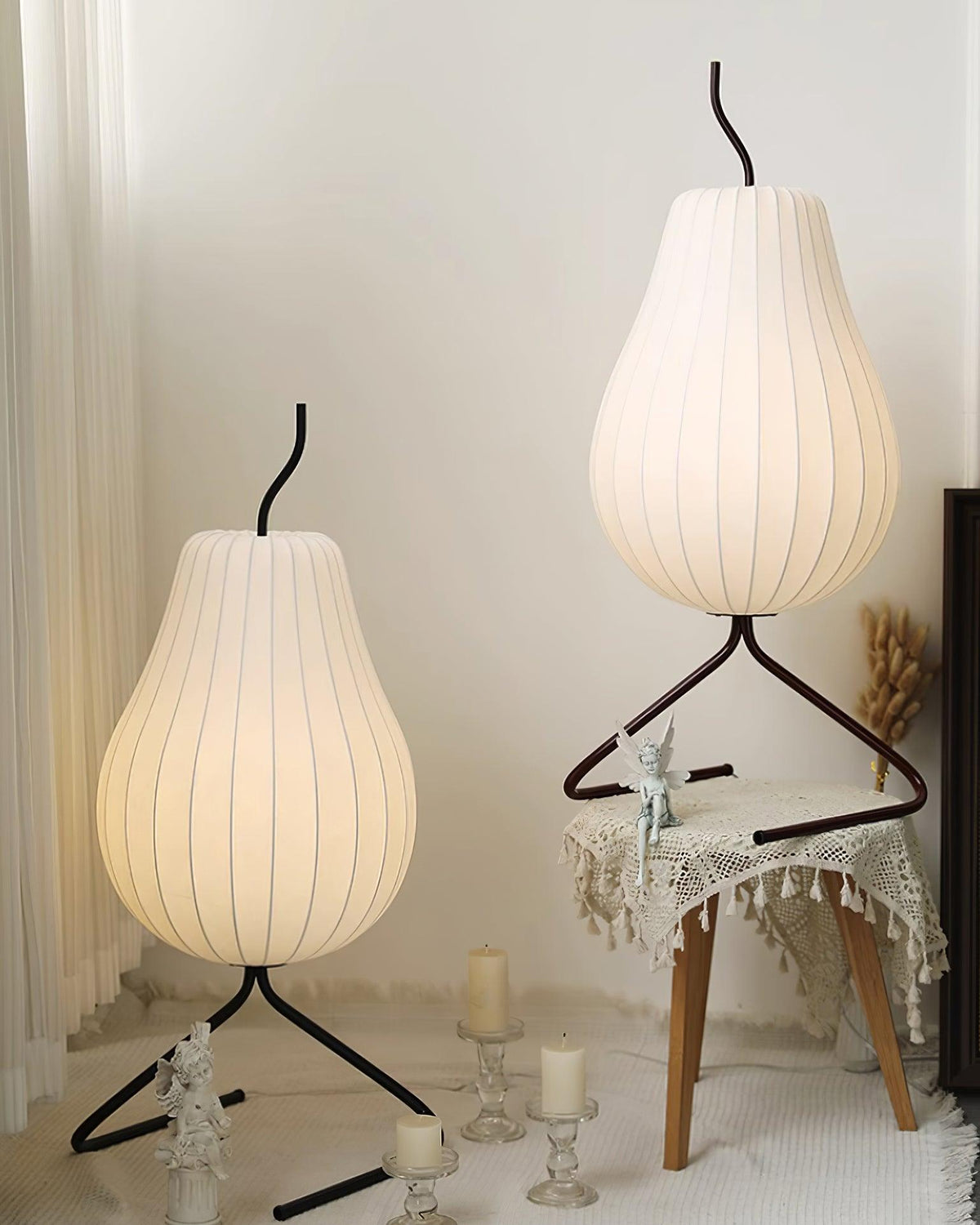 Calerielle Minimalist Pear Floor Lamp