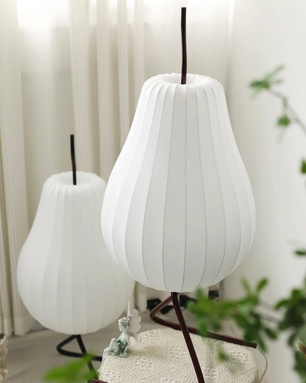Calerielle Minimalist Pear Floor Lamp